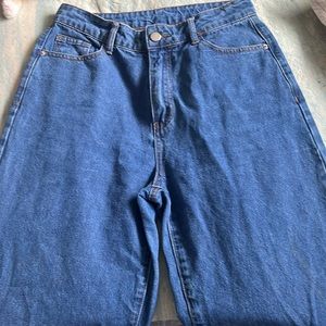 Cider Wide Leg Jeans with design in size M or 27.